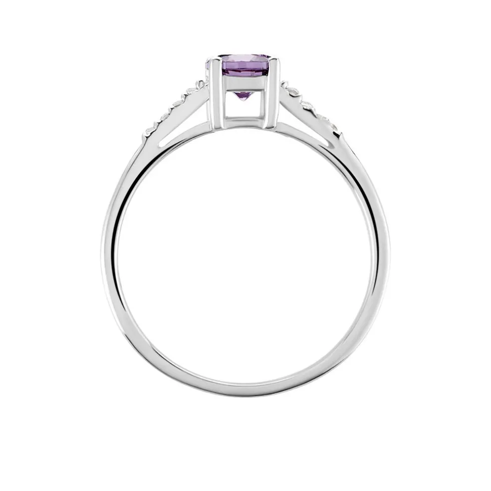 Bague Rio Argent Blanc Oxyde De Zirconium