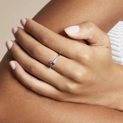 Bague Rio Argent Blanc Oxyde De Zirconium