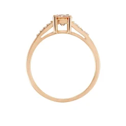 Bague Rio Argent Rose Oxyde De Zirconium