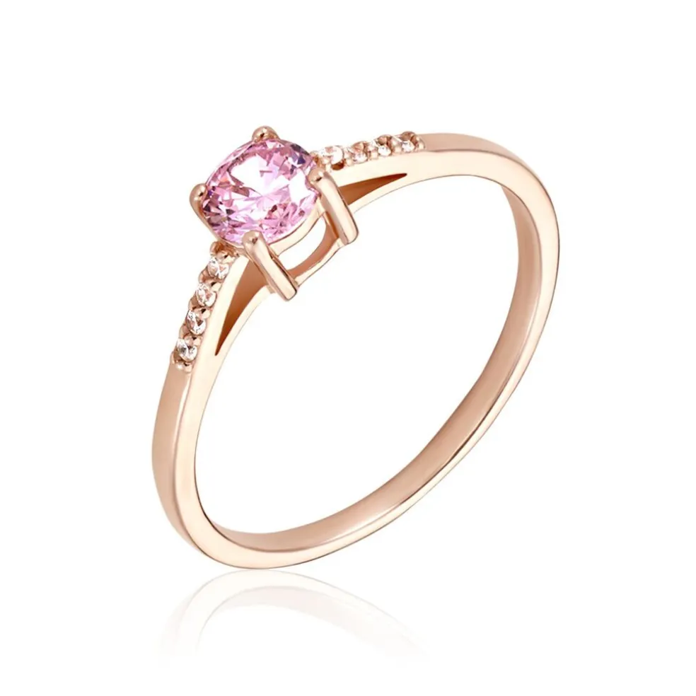 Bague Rio Argent Rose Oxyde De Zirconium