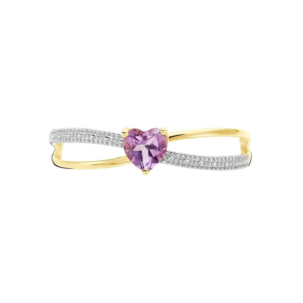 Bague Rory Or Jaune Amethyste