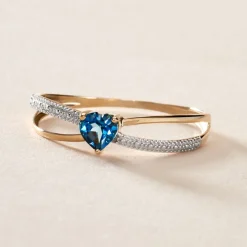 Bague Rory Or Jaune Topaze