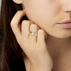 Bague Rosabella Or Tricolore Diamant