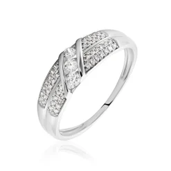Bague Rosaleen Blanc Diamant Blanc Diamant
