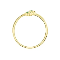 Bague Ruqaya Or Jaune Emeraude