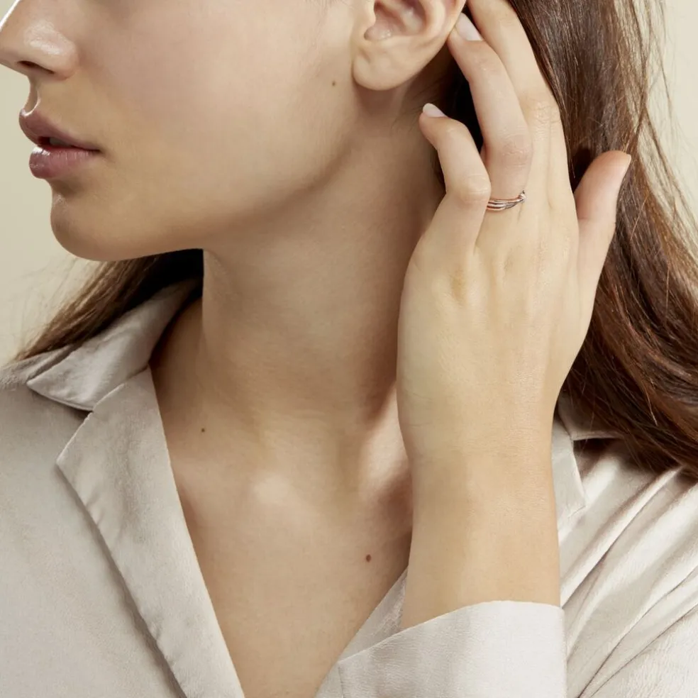 Bague Ruthe Or Bicolore Diamant