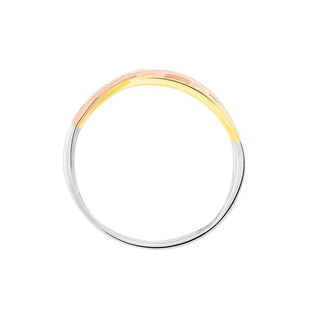 Bague Sabera Or Tricolore Diamant