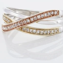 Bague Sabera Or Tricolore Diamant