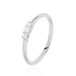 Bague Sabine Or Blanc Diamant