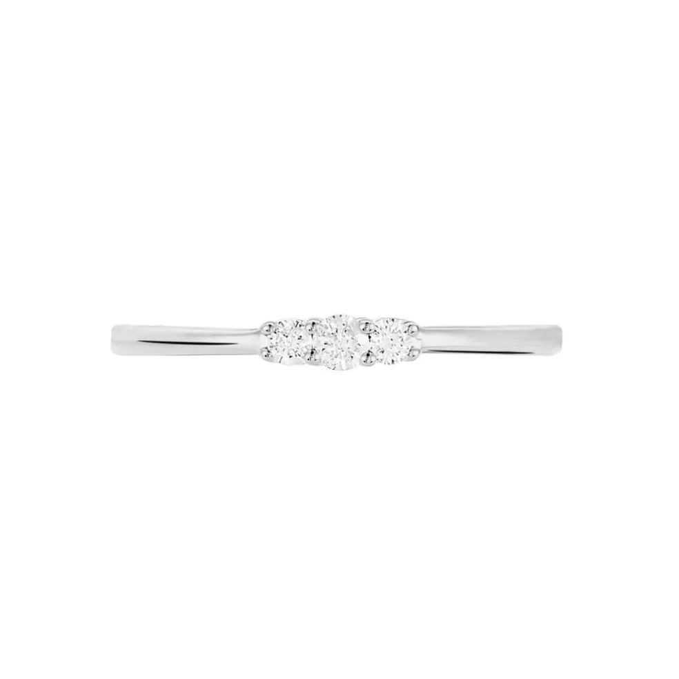 Bague Sabine Or Blanc Diamant
