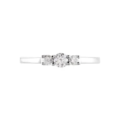 Bague Sabine Or Blanc Diamant