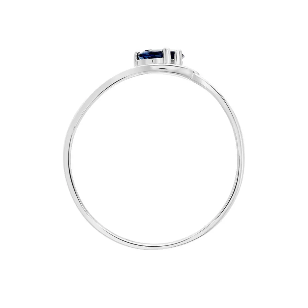 Bague Sakina Or Blanc Saphir