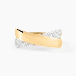 Bague Sakura Or Bicolore Diamant