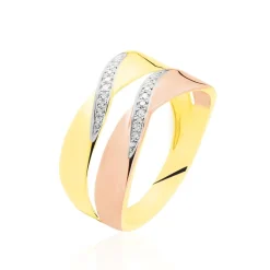 Bague Salima Or Bicolore Diamant