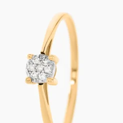 Bague Sandrine Or Jaune Diamant