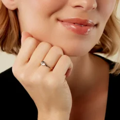 Bague Sculptural Or Jaune Diamant