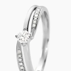 Bague Selene Or Blanc Diamant