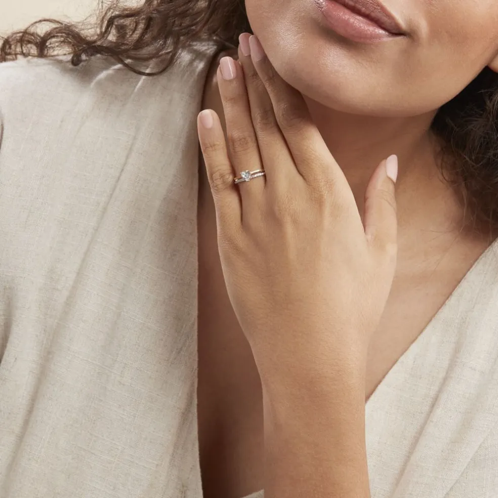 Bague Serafine Or Jaune Oxyde De Zirconium