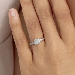 Bague Serena Or Blanc Diamant