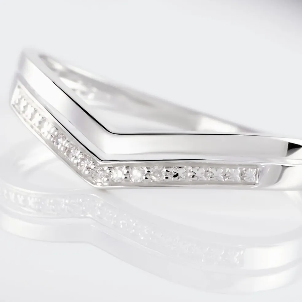 Bague Shadene Or Blanc Diamant