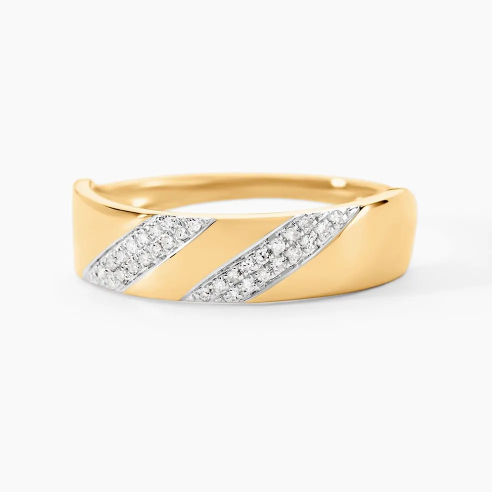 Bague Shalanda Or Jaune Diamant
