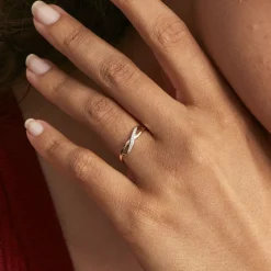 Bague Smina Or Jaune Diamant