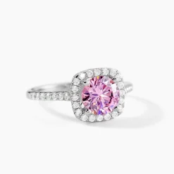 Bague Soa Argent Rose Oxyde De Zirconium