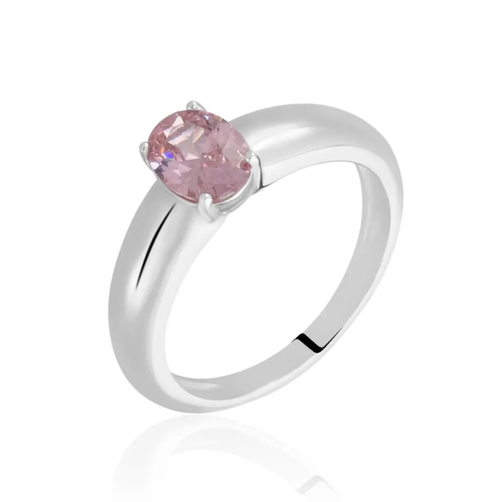 Bague Solitaire Antoinon Argent Oxyde De Zirconium