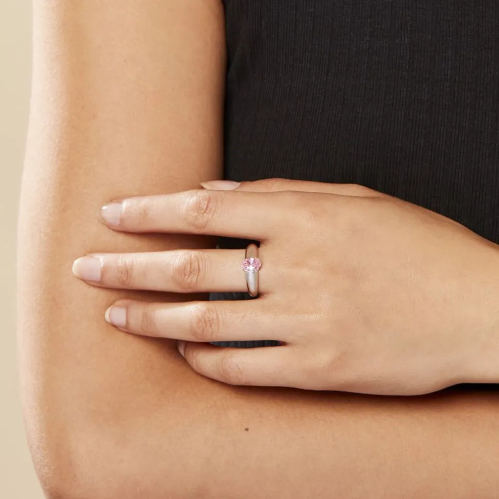 Bague Solitaire Antoinon Argent Oxyde De Zirconium