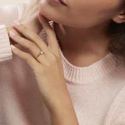 Bague Solitaire Aphrodite Or Jaune Diamant