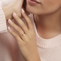 Bague Solitaire Aphrodite Or Jaune Diamant