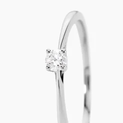 Bague Solitaire Aphrodite Platine Blanc Diamant