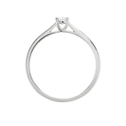 Bague Solitaire Aphrodite Platine Blanc Diamant
