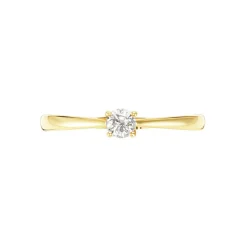 Bague Solitaire Aphrodite Or Jaune Diamant