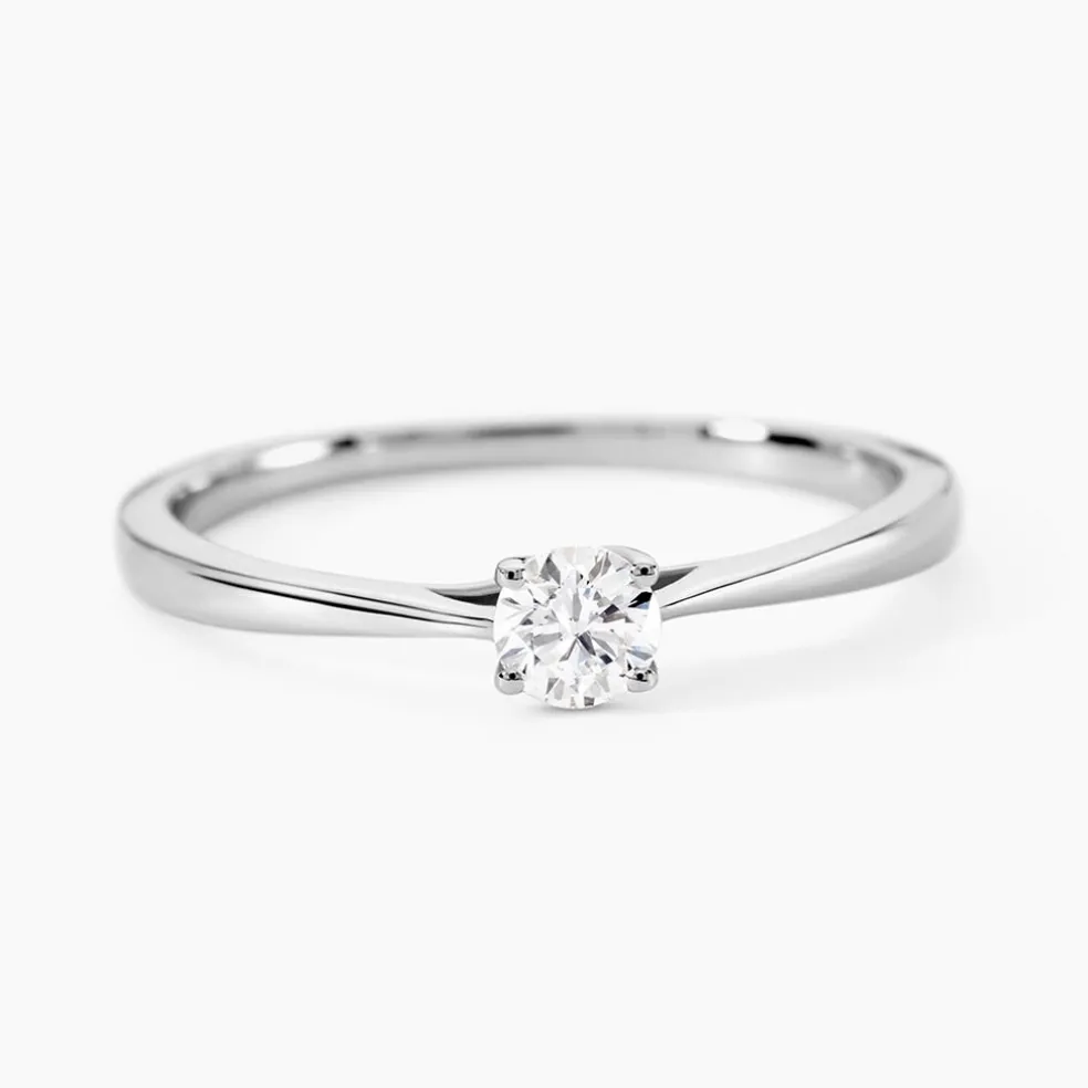 Bague Solitaire Aphrodite Platine Blanc Diamant