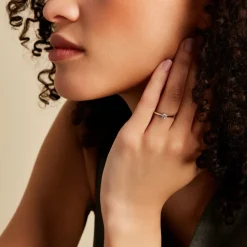 Bague Solitaire Aphrodite Platine Blanc Diamant