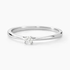 Bague Solitaire Aphrodite Or Blanc Diamant