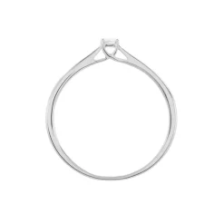 Bague Solitaire Aphrodite Or Blanc Diamant