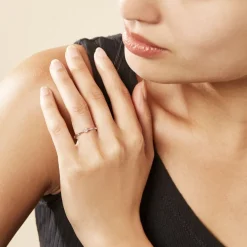 Bague Solitaire Aphrodite Or Blanc Diamant