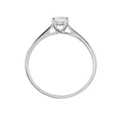 Bague Solitaire Aphrodite Or Blanc Diamant