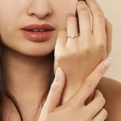 Bague Solitaire Aphrodite Or Blanc Diamant