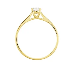 Bague Solitaire Aphrodite Or Jaune Diamant