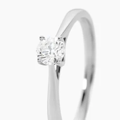 Bague Solitaire Aphrodite Platine Blanc Diamant