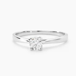Bague Solitaire Aphrodite Or Blanc Diamant