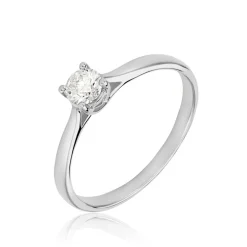 Bague Solitaire Aphrodite Platine Blanc Diamant