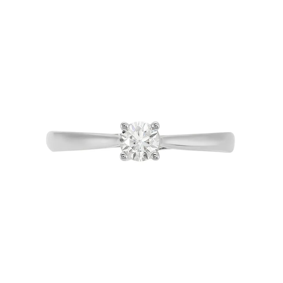 Bague Solitaire Aphrodite Platine Blanc Diamant