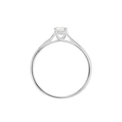Bague Solitaire Aphrodite Platine Blanc Diamant