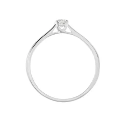 Bague Solitaire Aphrodite Or Blanc Diamant