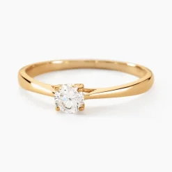 Bague Solitaire Aphrodite Or Jaune Diamant