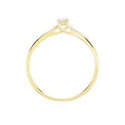 Bague Solitaire Aphrodite Or Jaune Diamant